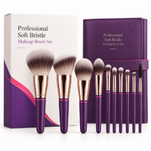 Professional Soft Bristle Makeup Brush Set